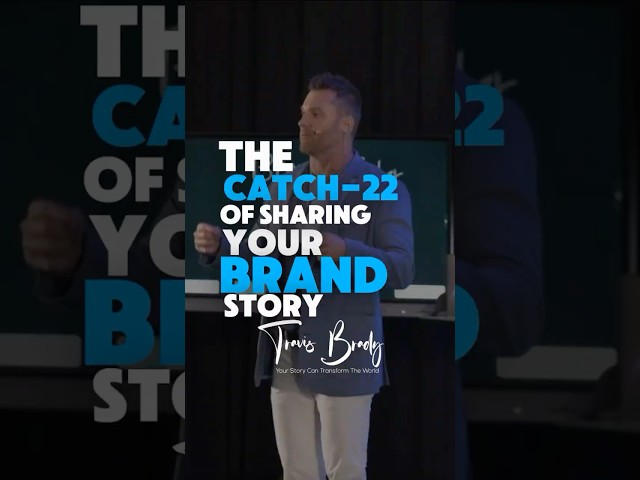 The Catch-22 of sharing your brand story. #brandx #branding #speaker #arizona #leader #shorts