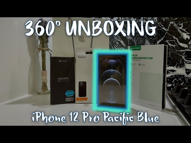 360 VR Unboxing: iPhone 12 Pro Pacific Blue