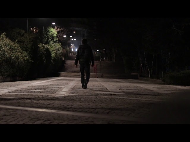 Night Veiw Of Street , Man Walking In Street Light, Royalty Free Videos | #Shorts