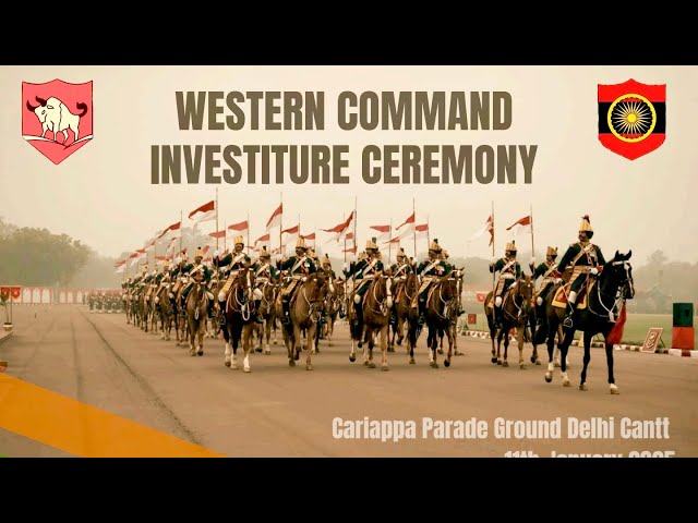 Army day prade Western Command Investiture Ceremony 2025🇮🇳🪖#army #republicdayparade #assamrifles