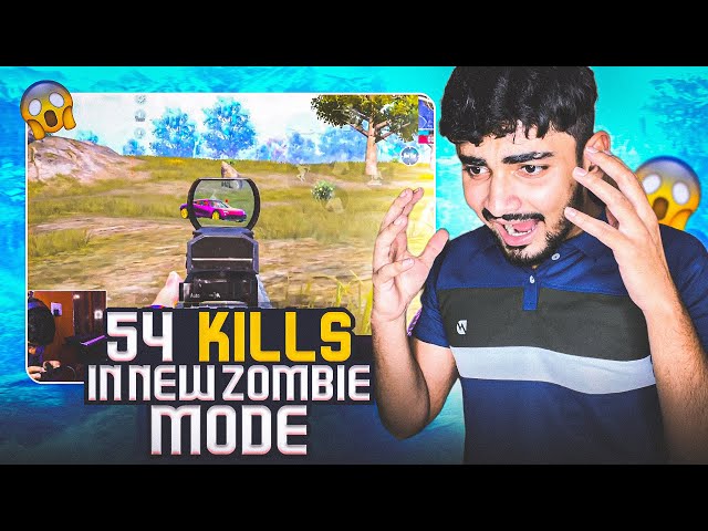 54 KILLS IN NEW ZOMBIE MODE 😱  FULL MATCHES POV WITH VOICEOVER 😍