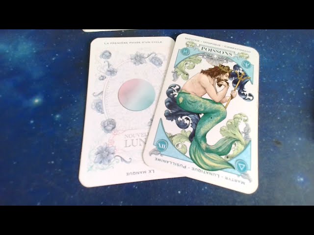 Nouvelle Lune en poisson: 28 Février- Lecture de Tarot