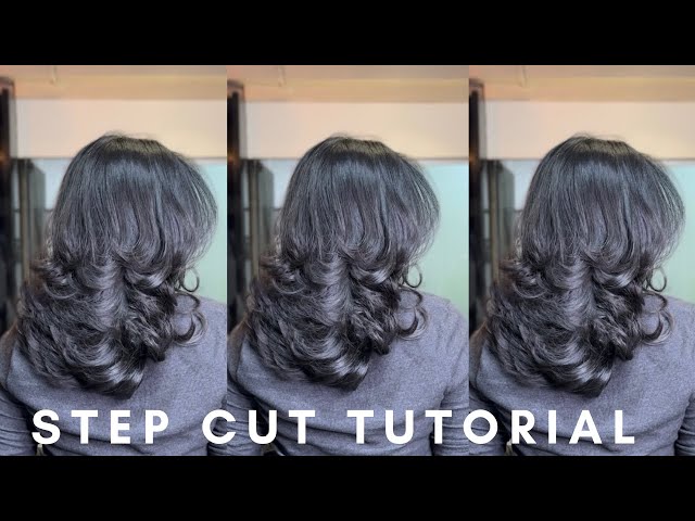 How to step cut with 90° angle / proper tutorial / for beginner  #haircut #hairstyle #hair #trending