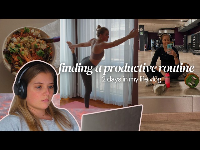 trying to be more productive | finding my routine VLOG