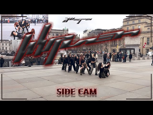 [KPOP IN PUBLIC | Side Cam | 4K] aespa (에스파) - Whiplash | LONDON | Trafalgar Square