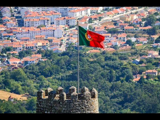 مناظر طبيعية جميلة فوق البرتغال  مع موسيقى هادئة FLYING OVER PORTUGAL