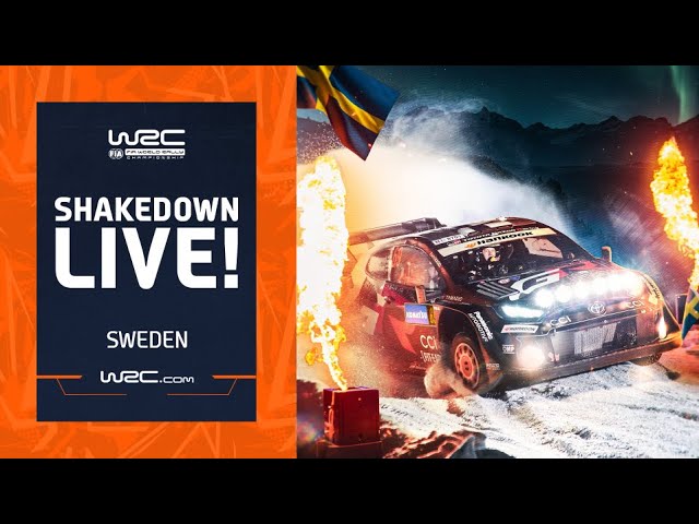 🔴 Shakedown LIVE | WRC Rally Sweden 2025