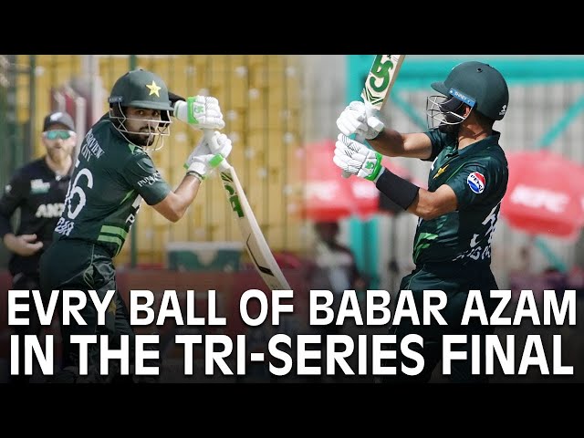 Babar Azam 29 (34) vs New Zealand | Tri-Nation Series 2025 FINAL | Ball By Ball Highlights | M3J1K