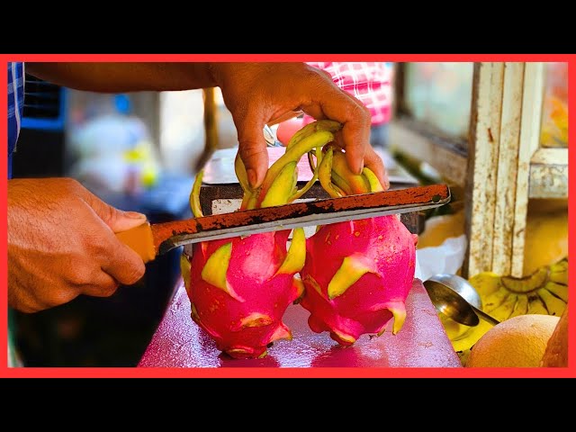 FRUIT NINJA of FRUITS | Amazing Fruits Cutting Skills | Indian Street Food In 2024