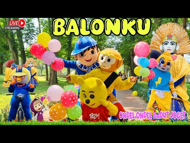 ONDEL ONDEL BADUT BARONGSAI🎈BALONKU ADA LIMA REMIX - SATU SATU AKU SAYANG IBU - DJ MASHA VIRAL🔴