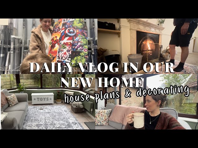 Daily Vlog in Our New Home! Plans For Our New Home, Decorating The Conservatory, Day in the Life