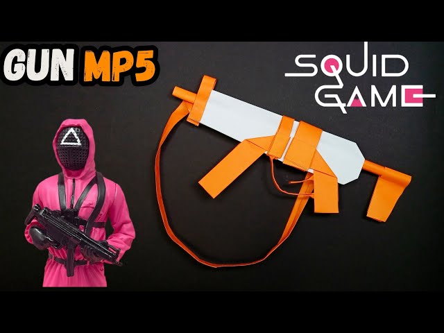 HOW TO MAKE PAPER GUN ORIGAMITUTORIAL / SQUID GAME