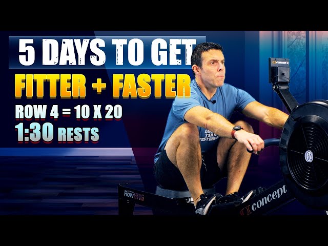 BUILD POWER + SPEED + FITNESS! Rowing Sprint Challenge 10 x 20 sec / 1:30 Rests