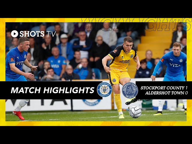 Match Highlights: Stockport County (A)