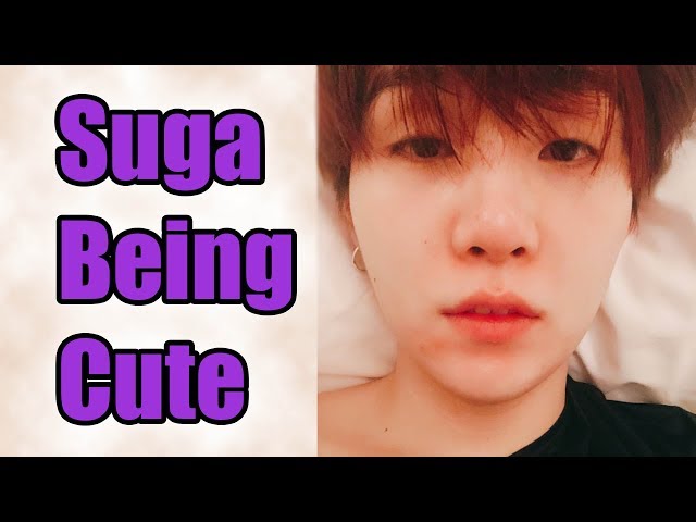 Suga Being Cute