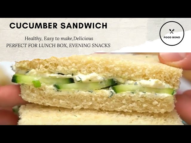 Easy Cucumber Sandwich For Weight-loss and Keto-diet