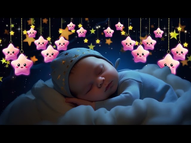 Baby Sleep Music 🌧️ Soft Mozart Brahms Lullaby 🌟 Drift Off Instantly Within 3 Minutes