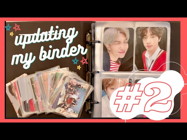 Updating my binder #2 | Storing 150 photocards! BTS, SEVENTEEN, EXO, TWICE, VICTON, and more!