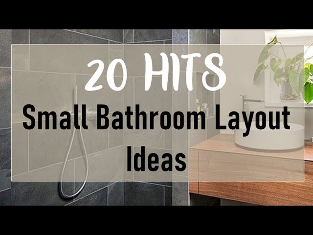 20 Small Bathroom Layout Ideas with Shower and Bath