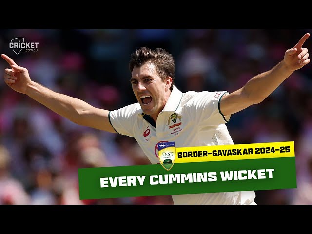 Every wicket: Perfect Pat Cummins leads the way for his country | Australia v India 2024-25