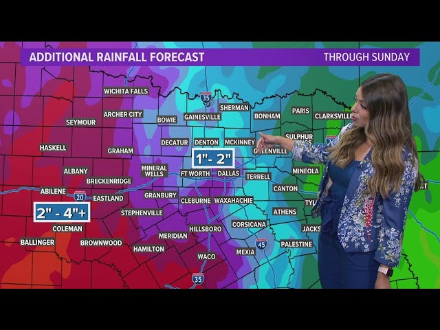 DFW weather: Get ready for a rainy Mother's Day weekend