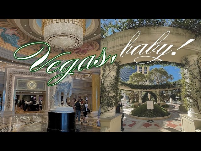 3 days in Las Vegas 🎰 hotel hopping, Bellagio, Caesar's Palace, Venetian, Cirque de Soleil