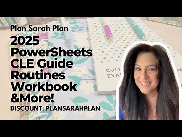 2025 PowerSheets! | CLE Guide | Routines Workbook | and MORE!