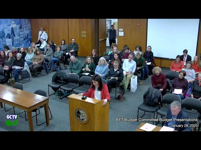 BET Budget Committee Public Comments, January 28, 2025