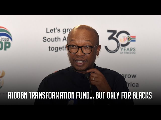 R100bn Transformation Fund - Only Blacks Need Apply