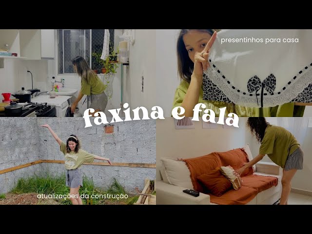 ✨ faxina e fala: limpando a casa, atualizações da construção e presentinhos para o lar #dailyvlog