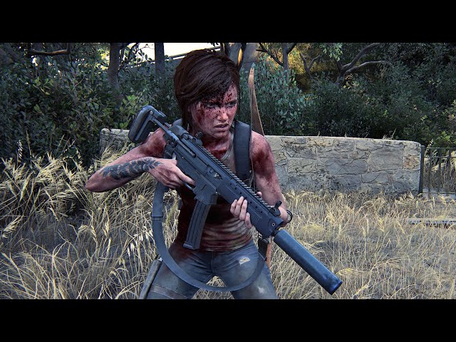 The Last of Us Part 2 Santa Barbara Psycho Aggressive - Gameplay (PS5) 4K