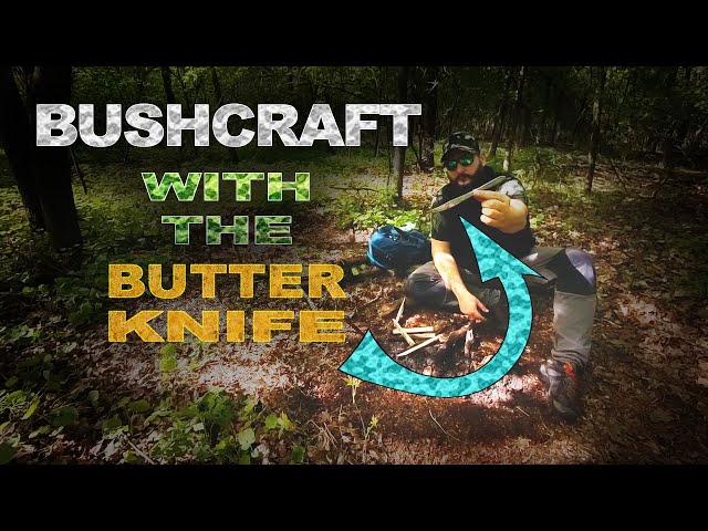 Testing the cheapest possible knife in forest