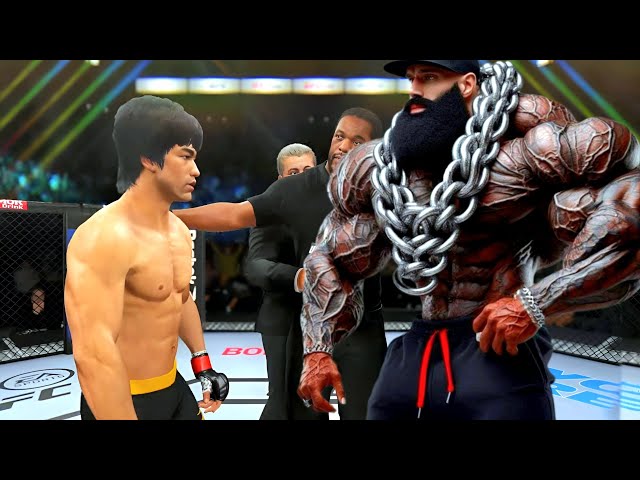 PS5 | Bruce Lee vs. Strong Biker Fighter (EA Sports UFC 4)