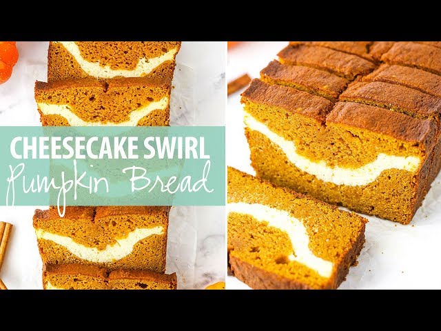 Cheesecake Swirl Pumpkin Bread