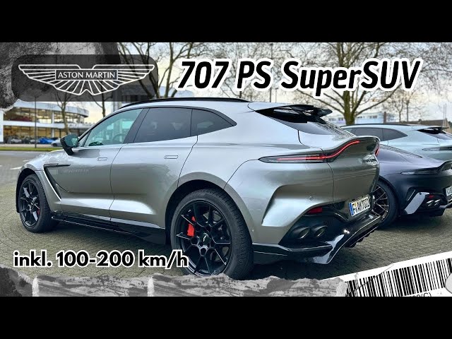 SuperSUV Review!!! The brand new Aston Martin DBX 707 - incl. 100-200 km/h measurement