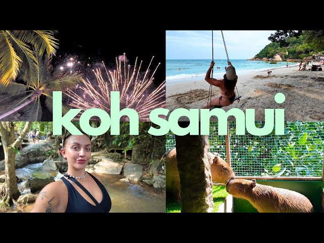 we spent new years eve in koh samui. | vlog | travel capsules.