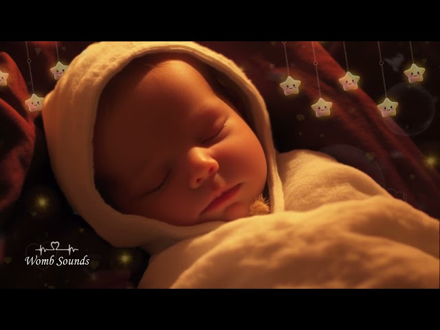 10 Hours of Calming Womb Sounds 💤 Baby Heartbeats & White Noise | No Ads Sleep Aid 🎶