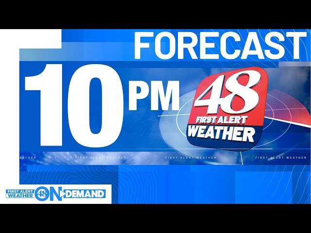 48 First Alert Weather: Wednesday 10 p.m. weather forecast