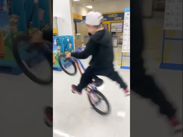 Wheelie on Walmart bike #bike #walmart #funny