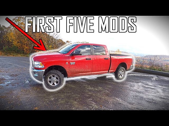 FIRST FIVE MODS BEFORE OFFROADING CUMMINS!!