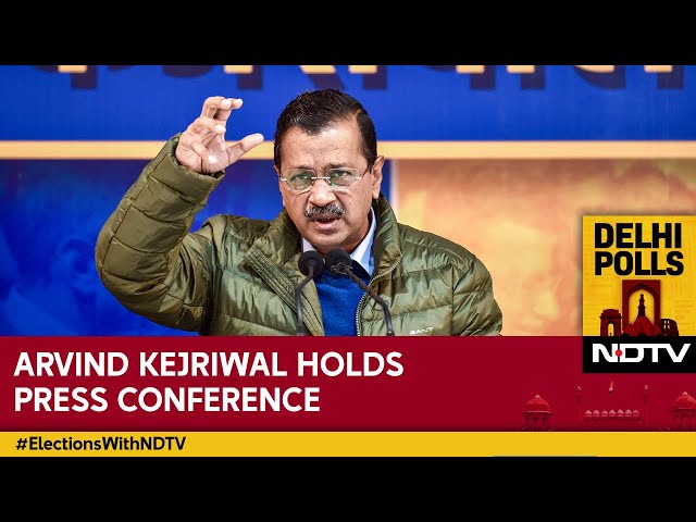 Arvind Kejriwal Press Conference | Aam Aadmi Party LIVE | Arvind Kejriwal | Delhi Elections | AAP