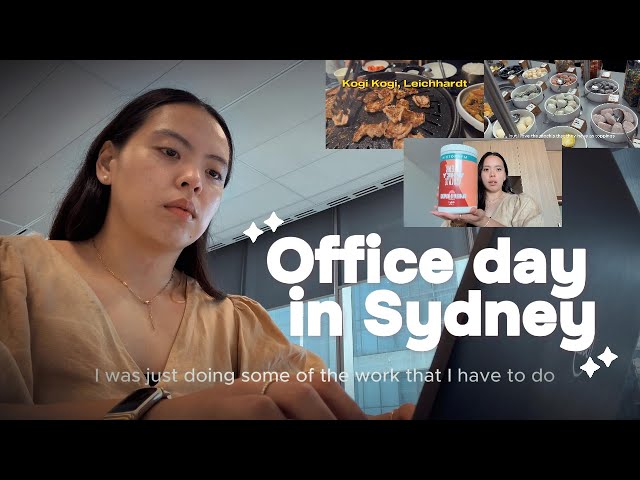 Day in my Life in the office | Full-time job in Sydney