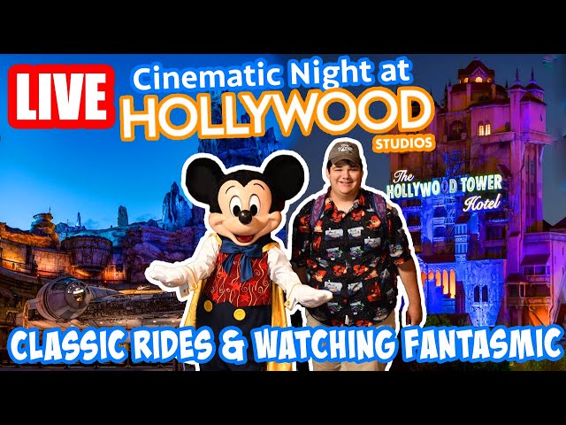 🔴Live: Sunday Night at Hollywood Studios! - Rides & Fantasmic - Disney World Livestream