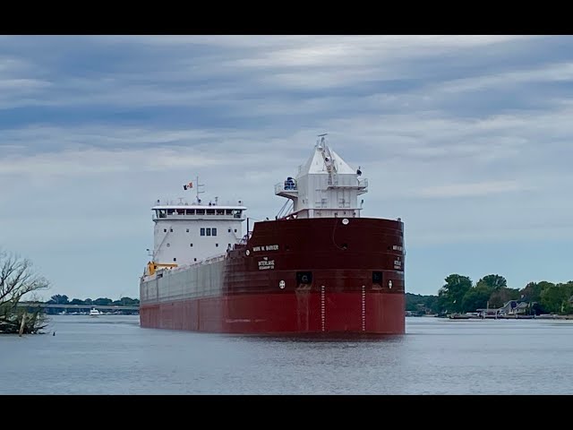 Mark W Barker thru the Sturgeon Bay Ship Canal