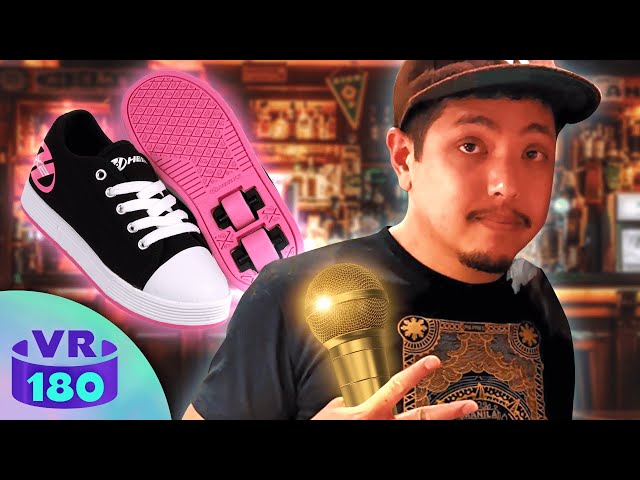 VR-Vlog: DRUNKEN HEELYS & KARAOKE B-DAY BASH