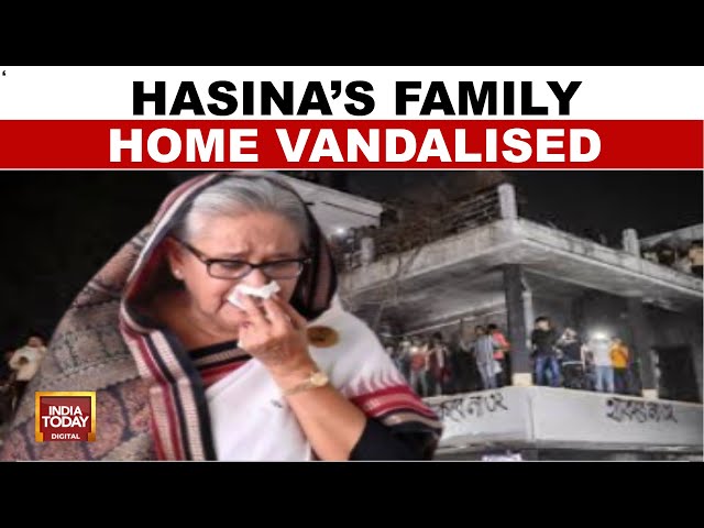 Bangladesh Turmoil: Hasina's Family Home Torched, Arrest Warrant Issued | India Today