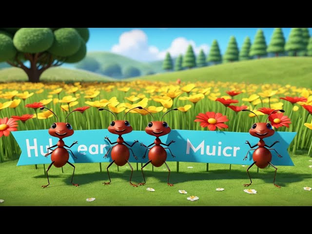 The Ants Go Marching | Fun Counting Song for Kids | Nursery Rhymes & Kids Songs