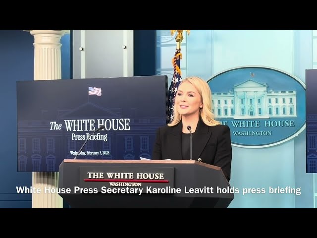 White House Press Secretary Karoline Leavitt’s press opener | Feb. 5