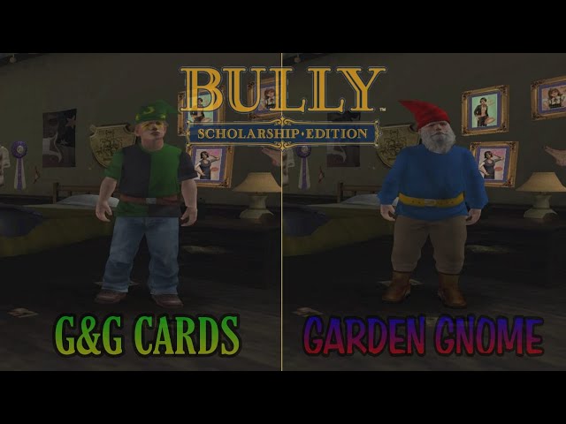 🔴 Jimmy Hopkins Collects G&G Cards And Gnome Statue - PS2 Bully Game