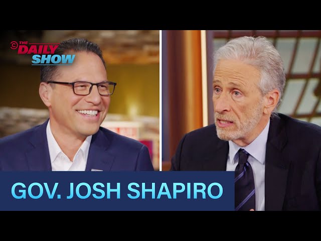 Gov. Josh Shapiro - Pennsylvania in 2024 Election & “Get Sh*t Done” Attitude | The Daily Show